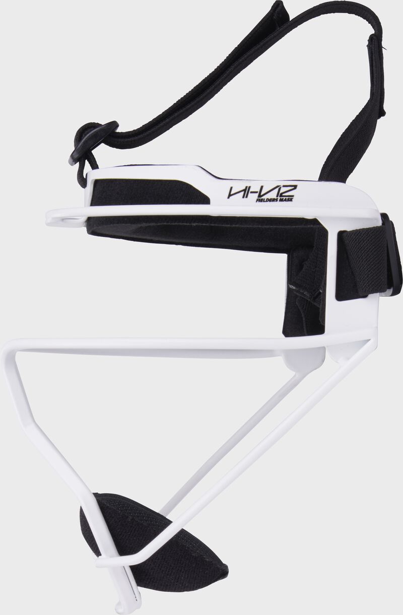 Rawlings Hi-Viz Softball Fielder's Mask, White, Youth