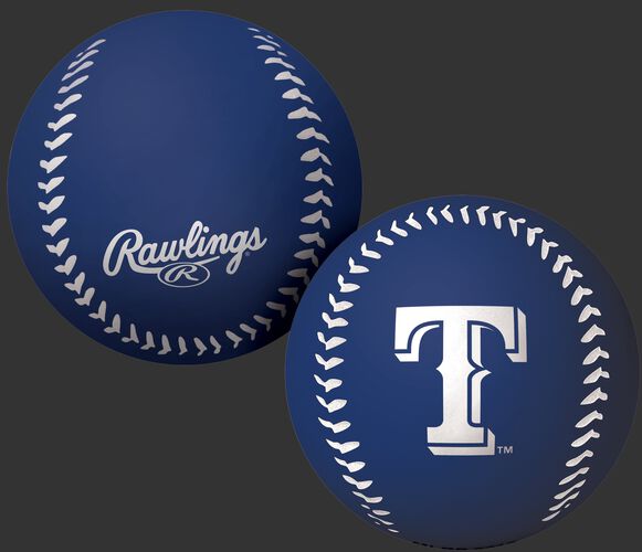 Rawlings Texas Rangers Big Fly Rubber Bounce Ball With Team Logo on Front In Team Colors SKU #02870022112