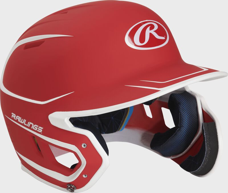 Mach Right Handed Batting Helmet with EXT Flap, 1-Tone & 2-Tone