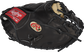 Thumb of a black Gameday 57 Series J.T. Realmuto Pro Preferred catcher's mitt with a gold Oval-R - SKU: PROSCM43JR10 image number null