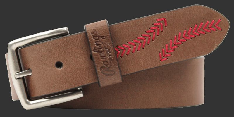 Mardras Leather Baseball Stitch Belt