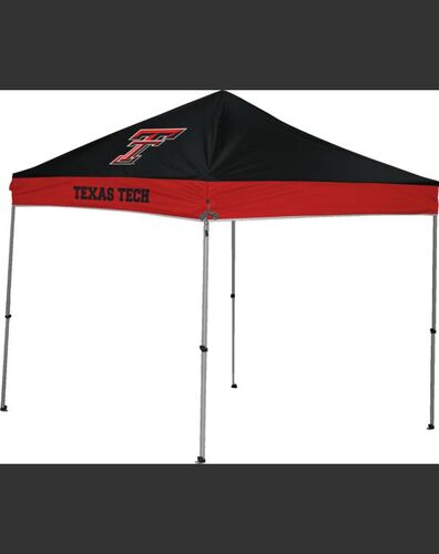 Rawlings Scarlet and Black NCAA Texas Tech Red Raiders 9x9 Canopy Shelter With Team Logo and Name