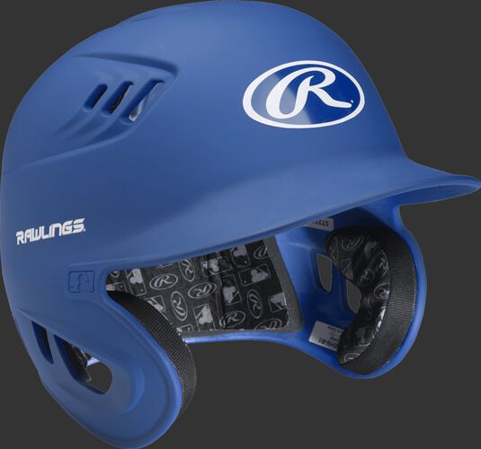 Coolflo High School/College Matte Batting Helmet Royal