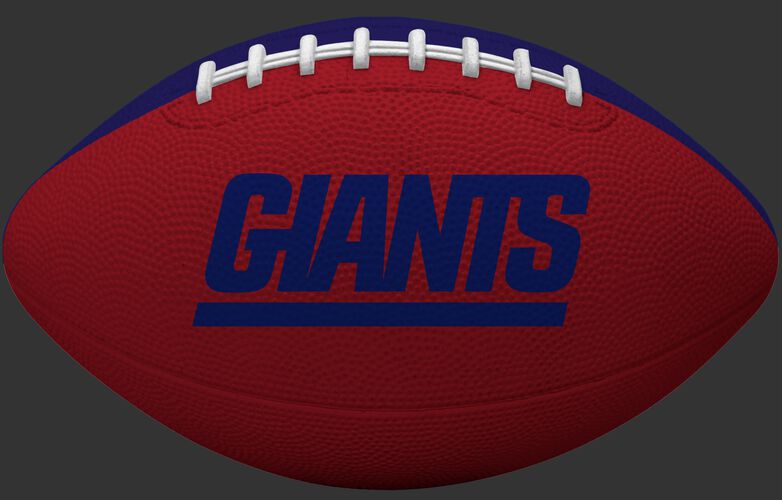 Red side of a New York Giants Gridiron tailgate football with team name SKU #09501078122