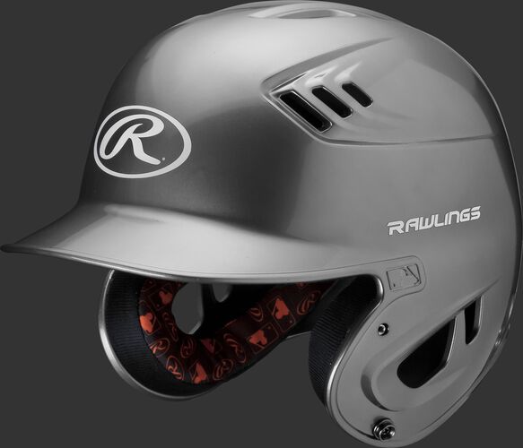 Velo Junior Batting Helmet Silver