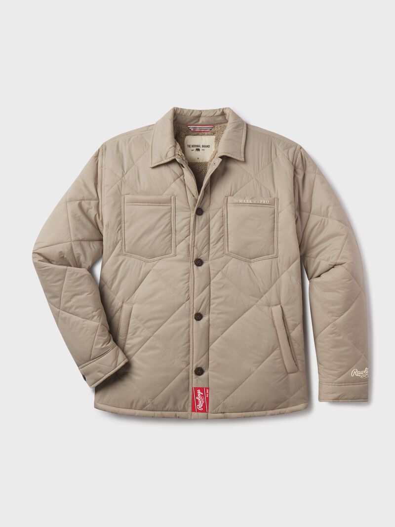 Rawlings x The Normal Brand The Only Jacket , Sand, Adult 2XL