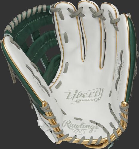 Liberty Advanced Color Series 13-Inch Outfield Glove White/Dark Green