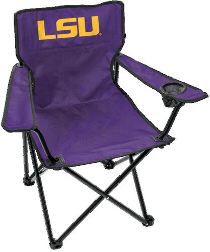 Front of Rawlings Purple NCAA Louisiana State Tigers Gameday Elite Chair With Team Logo SKU #00563035111