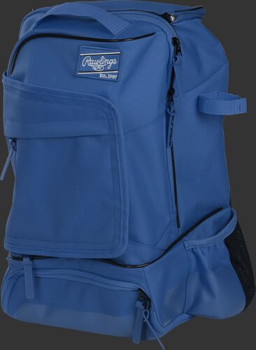 Left angle of a royal R701 universal training backpack