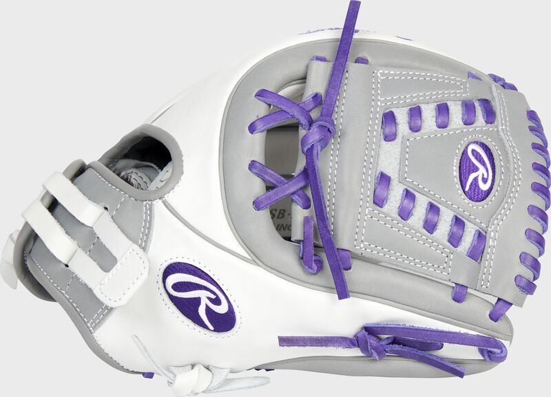 Thumb of a 2022 Liberty Advanced Color Series 11.75-Inch infield glove with a gray purple-laced 2-piece solid web - SKU: RLA715SB-31WPG
