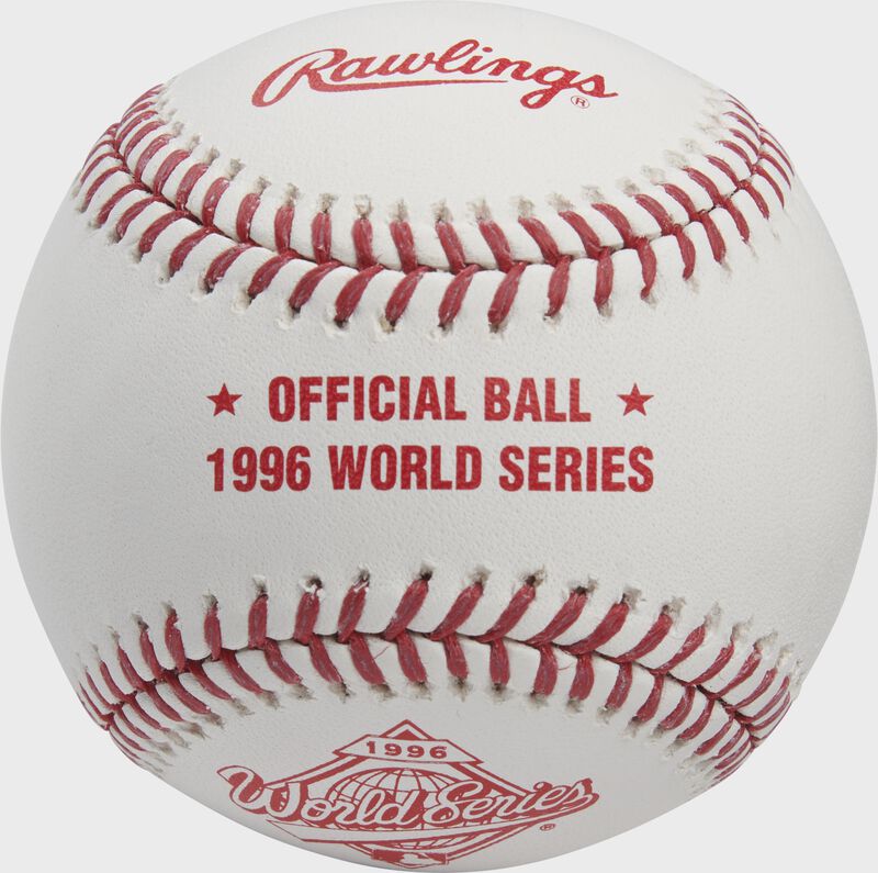 Rawlings MLB World Series Commemorative Baseball, 1996 loading=