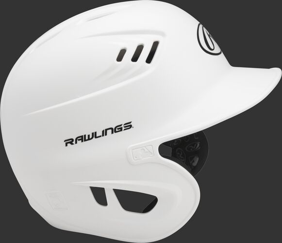 Coolflo High School/College Matte Batting Helmet White