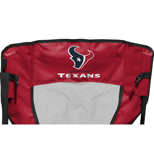 Back of Rawlings Red and Navy NFL Houston Texans High Back Chair With Team Name SKU #09211093518