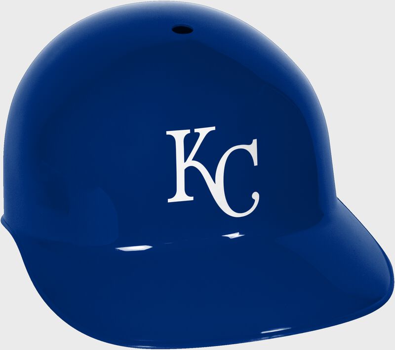 A blue MLB Kansas City Royals replica helmet - SKU: 01950026111 loading=