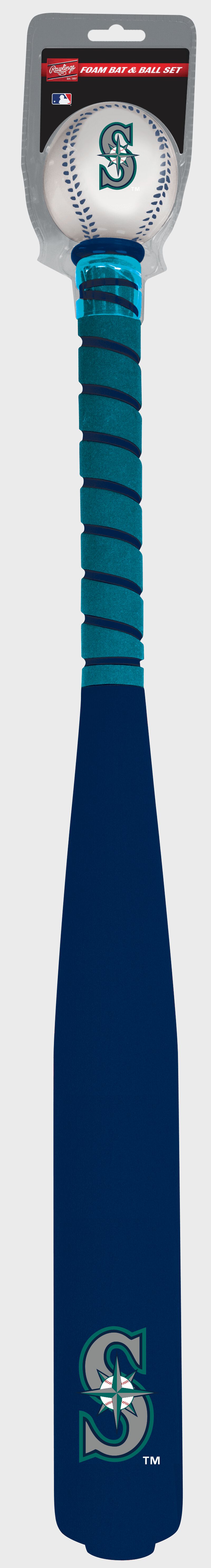 MLB Seattle Mariners Foam Bat and Ball Set