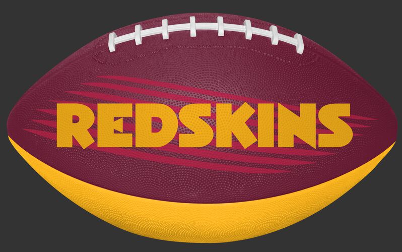 Burgundy and Gold NFL Washington Redskins Downfield Youth Football With Team Name SKU #07731087121