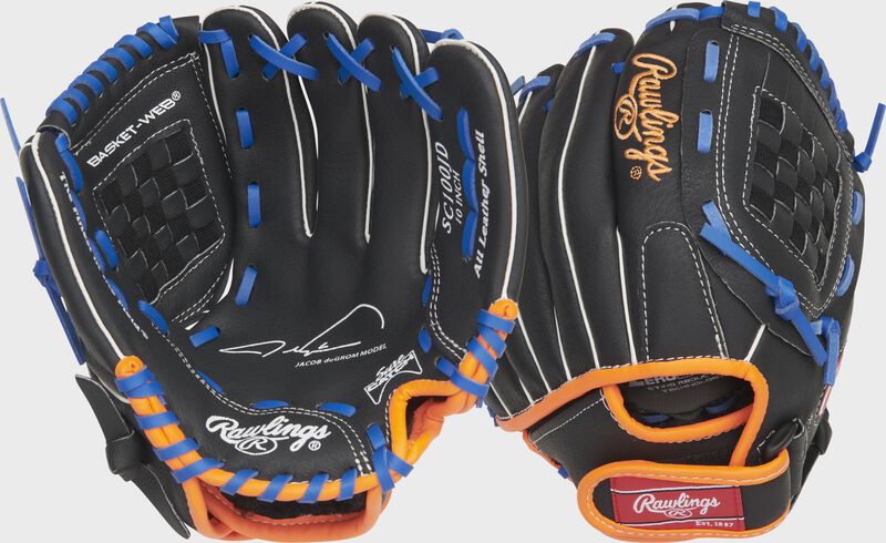 Sure Catch 10-inch Jacob deGrom Signature Youth Baseball Glove loading=