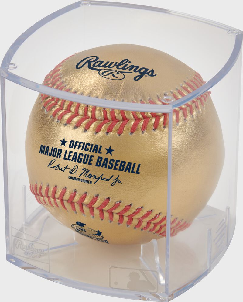 Gold Aaron Judge AL Home Run Record Commemorative Baseball