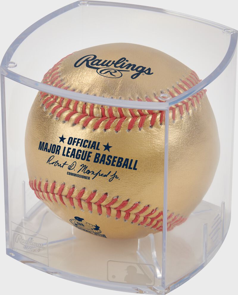 Gold Aaron Judge AL Home Run Record Commemorative Baseball loading=