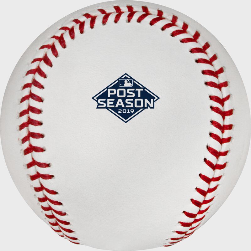 2019 Post Season logo on the ROMLBPS19 MLB Post Season ball