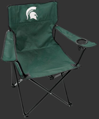 Front of Rawlings Green NCAA Michigan State Spartans Gameday Elite Chair With Team Logo SKU #00563038111