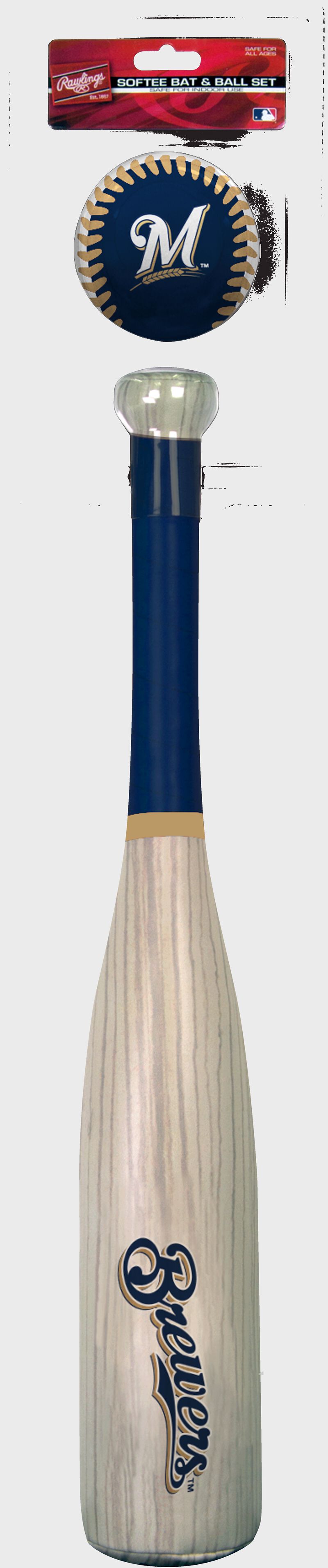 A Milwaukee Brewers grand slam softee bat & ball set - SKU: 07380006111