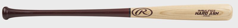 C271HA Hard ash wood bat with a natural wood barrel and red handle loading=