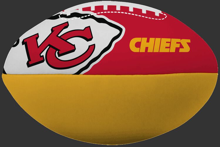 NFL Kansas City Chiefs Big Boy softee football in team colors with team logos SKU #03211071111