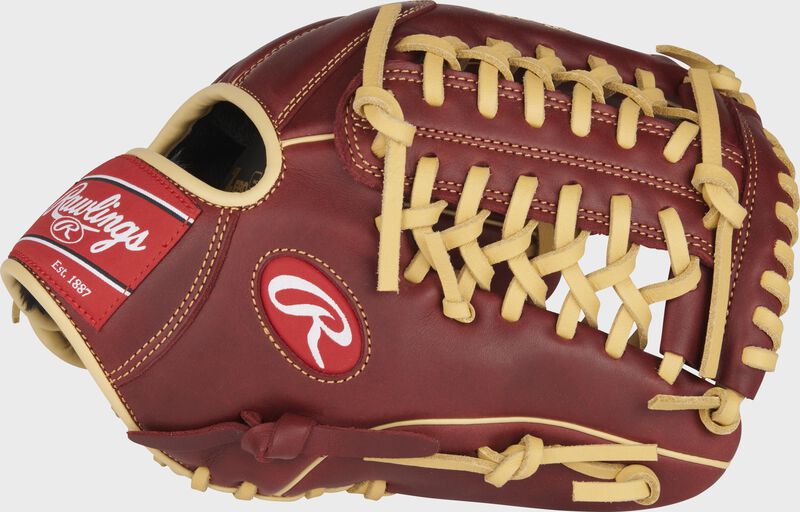 Thumb of a sherry 2022 Sandlot Series 11.75-Inch infield/pitcher's glove with a Modified Trap-Eze web - SKU: S1175MTS