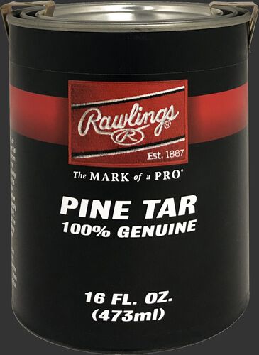 A black GPT16 Genuine Pine Tar 16oz can with 100% thick, genuine tar SKU #GPT16