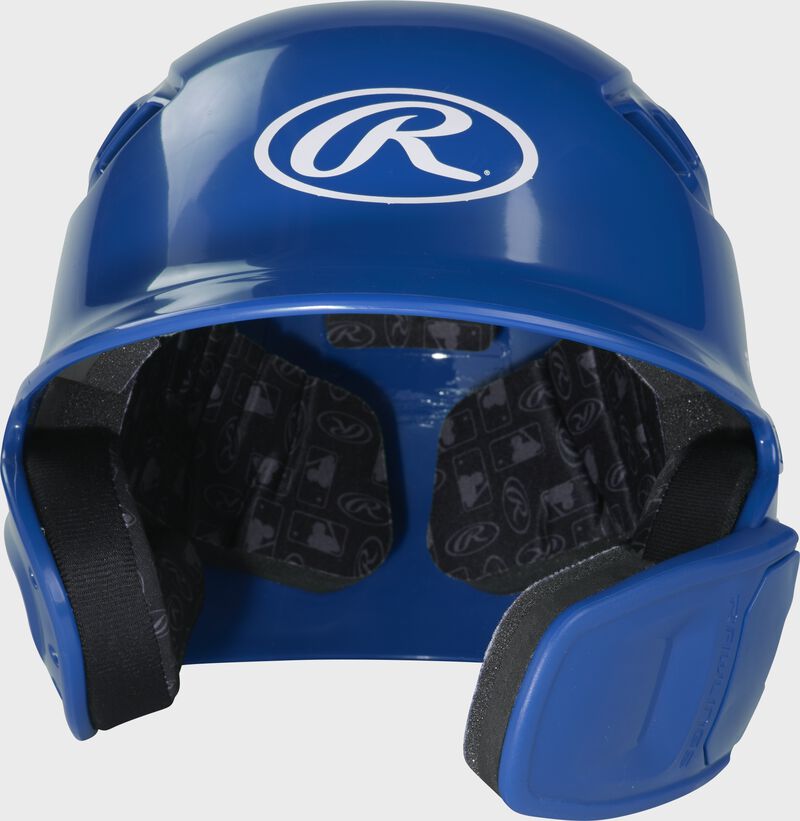 Front view of Royal R16 Reverse Clear Coat Batting Helmet | Junior & Senior - SKU: RSGR6R00