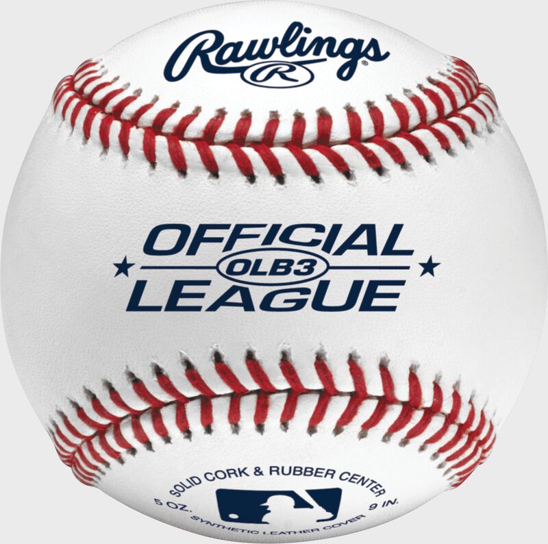A Rawlings official league recreational baseball - SKU: AMAOLB3BOX3