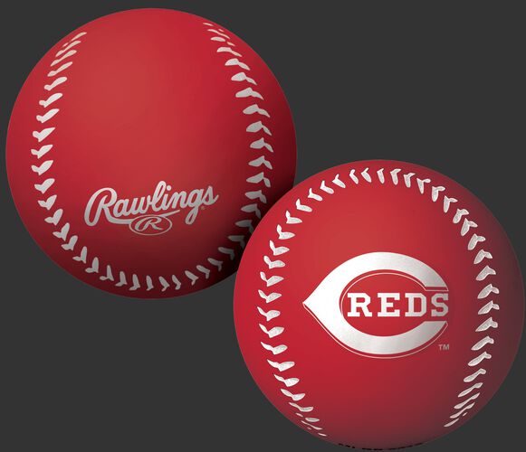 Rawlings Cincinnati Reds Big Fly Rubber Bounce Ball With Team Logo on Front In Team Colors SKU #02870023112