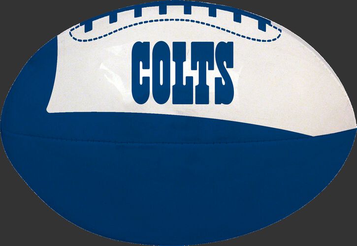 Blue and White NFL Indianapolis Colts Football With Team Name SKU #07831070114