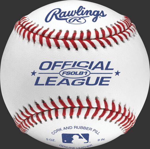 FSOLB1 Flat seam baseball with the Official League baseball