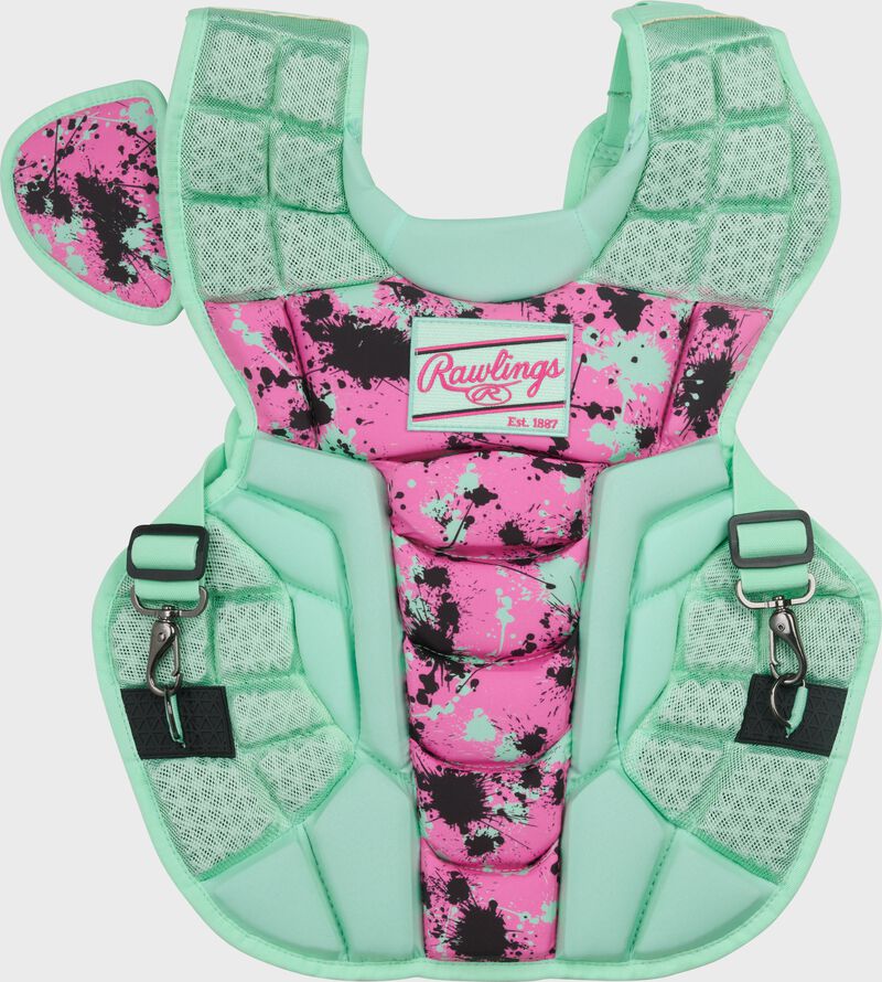 Limited Edition Mach Splatter Catcher's Gear Set, Mint/Pink, Intermediate