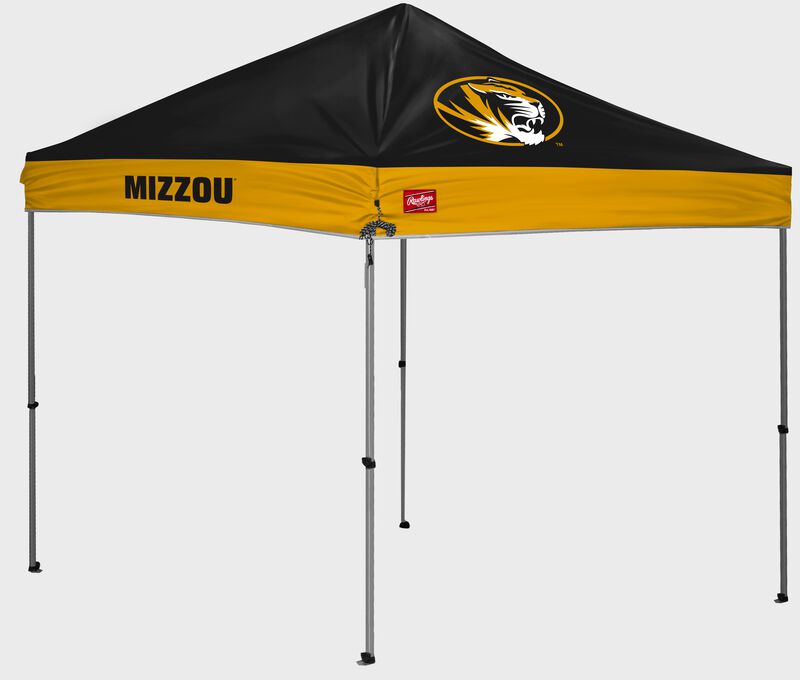 A Missouri Tigers 9'x9' straight leg canopy