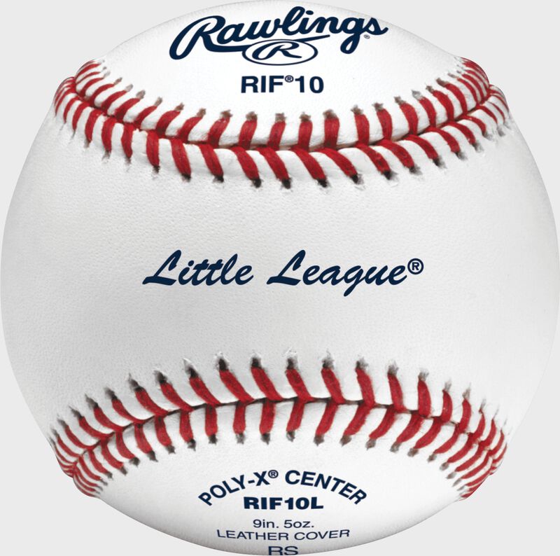 A Rawlings RIF10 Little League baseball - SKU: RIF10L