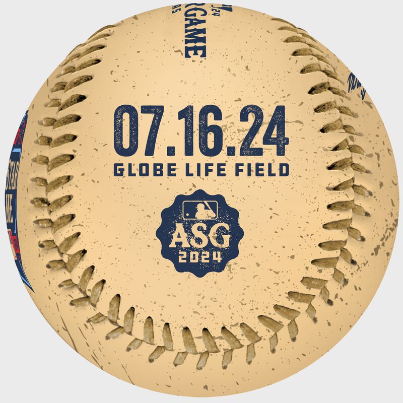 A MLB 2024 All-Star Game Gold Replica baseball
