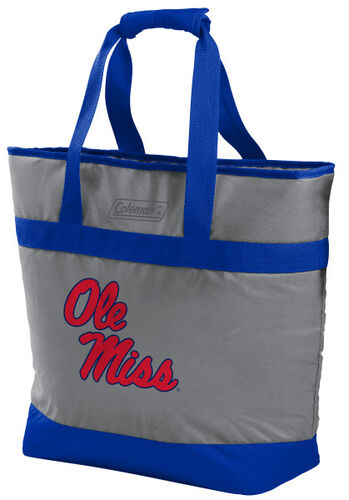 Rawlings Ole Miss Rebels 30 Can Tote Cooler In Team Colors With Team Logo On Front SKU #07883087111