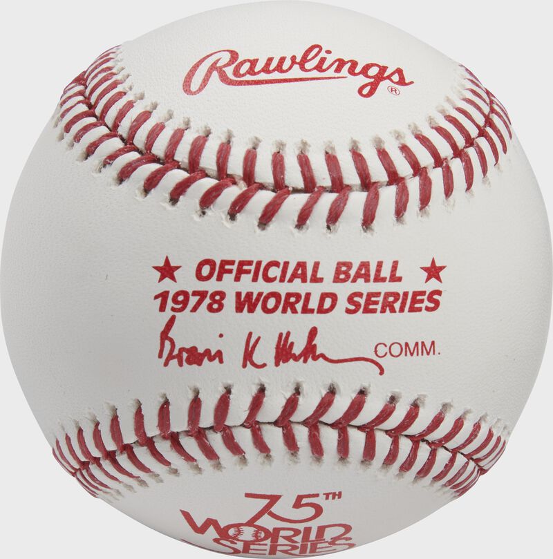Rawlings MLB World Series Commemorative Baseball, 1978
