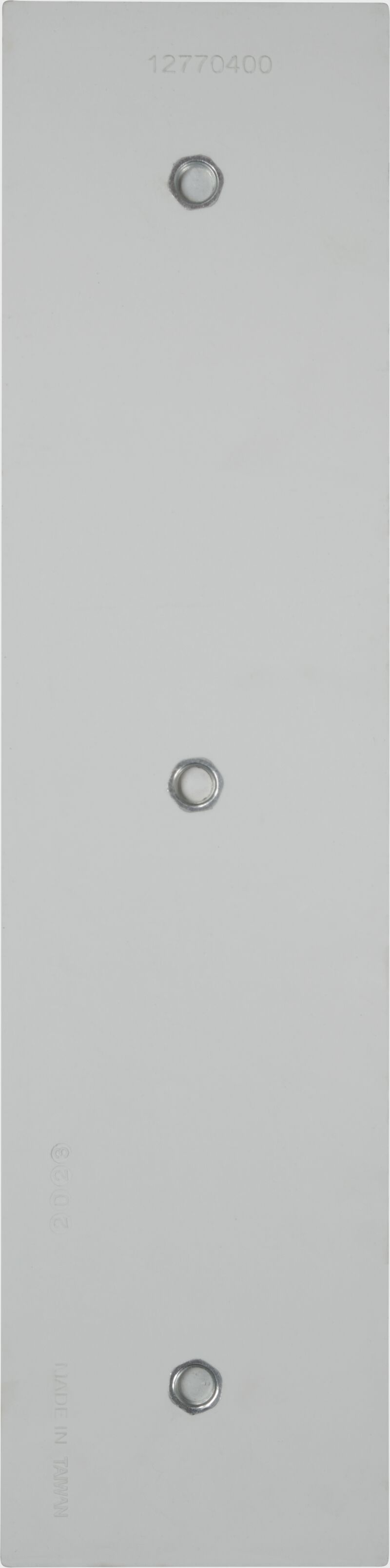 Bottom of a spiked pitching rubber with the spikes removed - SKU: RSPR