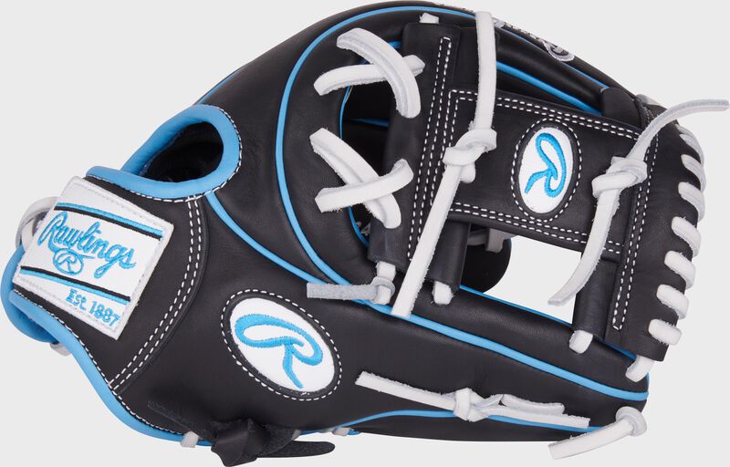 Thumb of a black NXT Series 11.5" ContoUR Fit infield glove with a black I-web