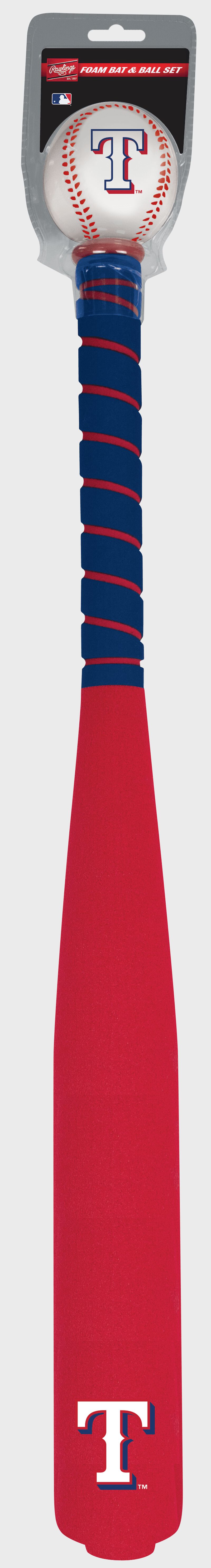 MLB Texas Rangers Foam Bat and Ball Set