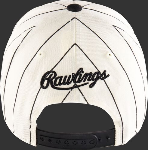 Back of a Rawlings Black Clover Retro hat with an adjustable snapback - SKU: BC0R00071