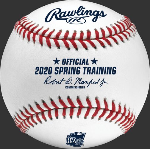 A MLB 2020 Arizona Spring Training Baseball with the Official Ball of MLB stamp - SKU: ROMLBSTAZ20