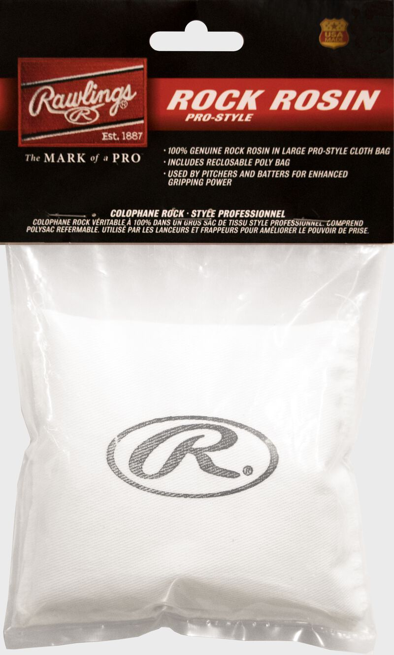 Rawlings White Rock Rosin Bag With Rawlings Logo SKU #ROSPRO