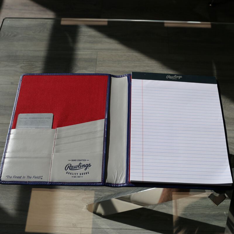 Rawlings "Pop" Baseball Stitch Portfolio Tablet Case