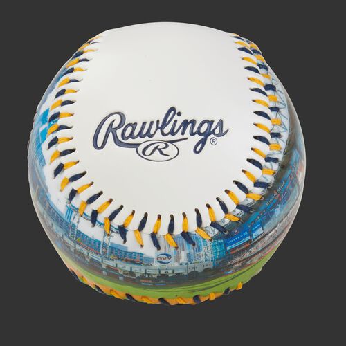 Rawlings logo on a Houston Astros team stadium ball