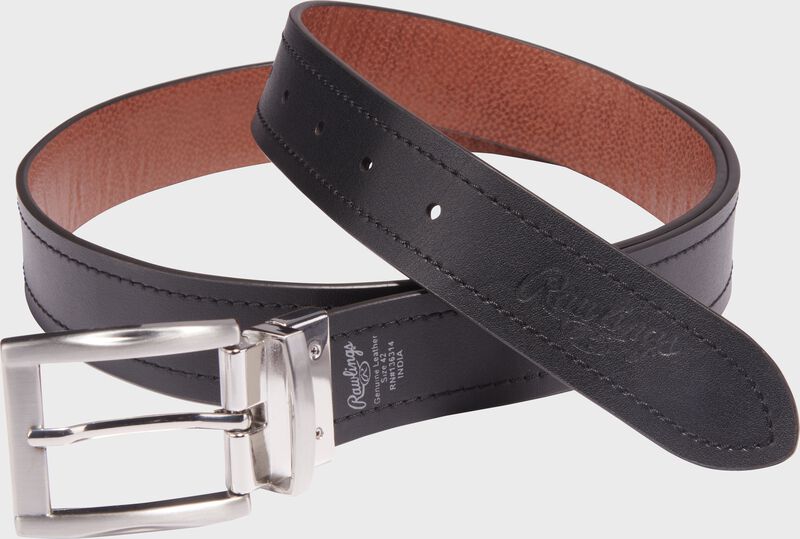 Reversible Tan, Black Leather Belt